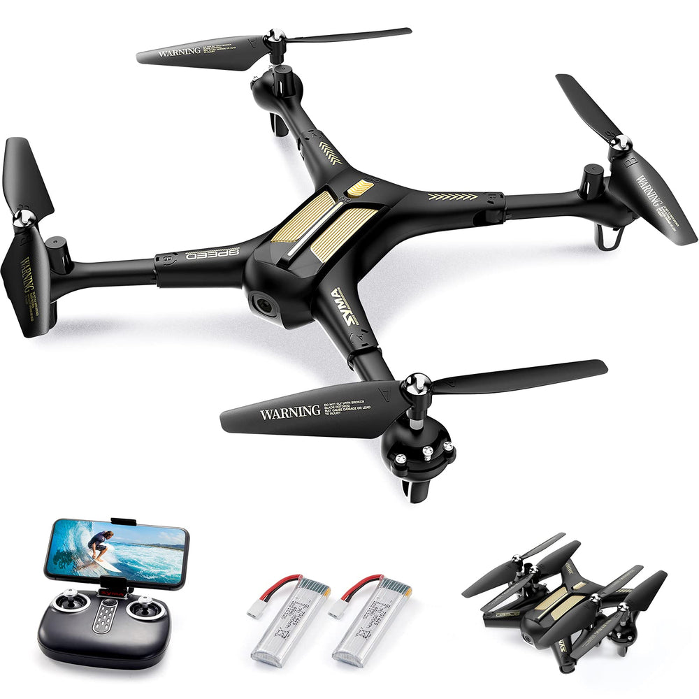 SYMA X600W foldable drone with travel-ready design for quick flights.