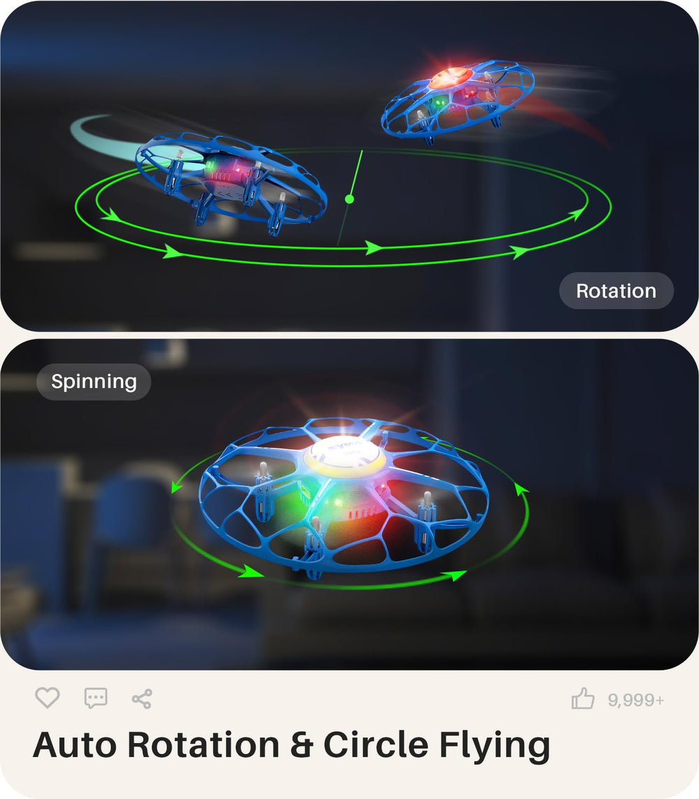 SYMA X660 3D flips and stunts for playful tricks.