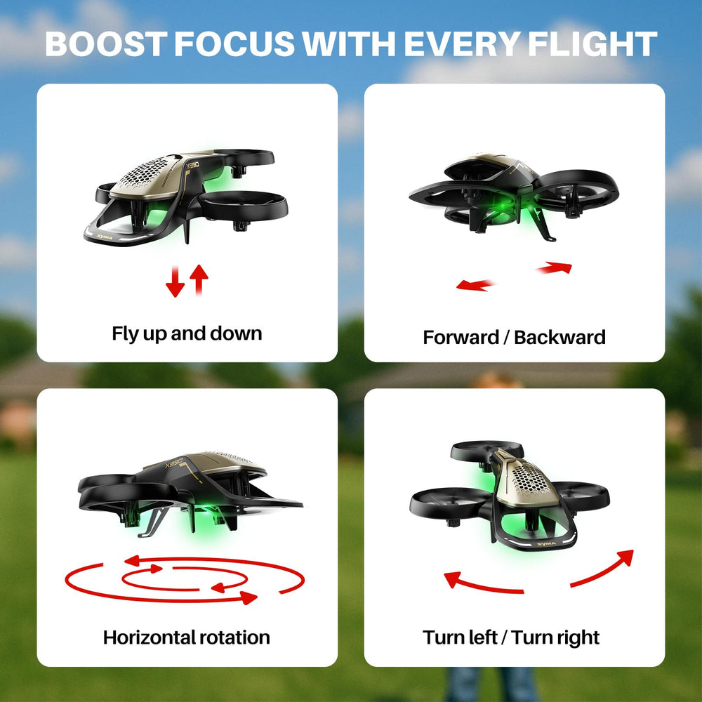 SYMA X990 with 360° protection ring guarding fingers.