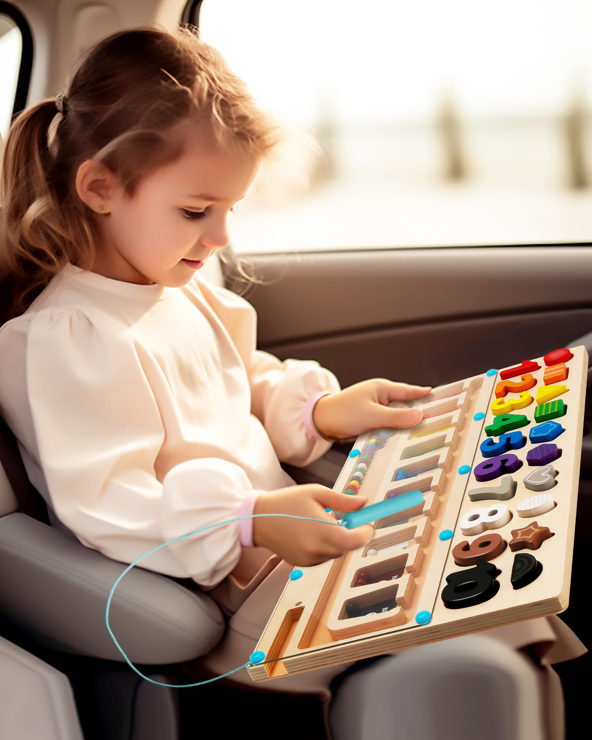 SYNARRY 20 colorful blocks support counting practice and color recognition.