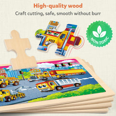 SYNARRY child assembling puzzle promotes focus, pattern recognition, and independent problem solving.