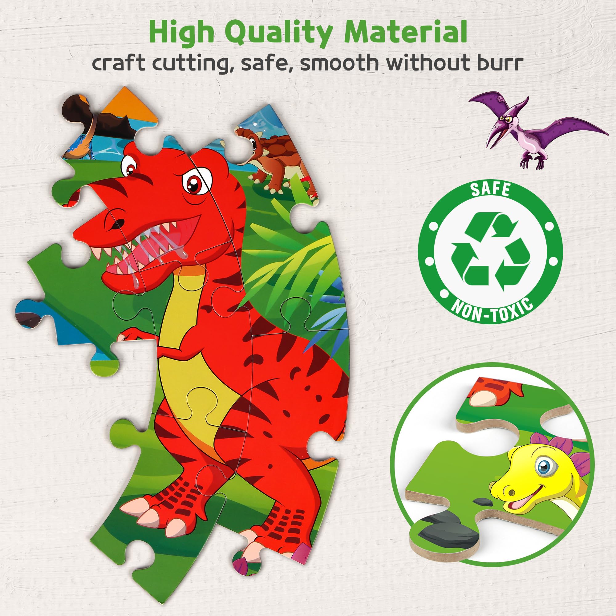 SYNARRY background scene provides a vivid, engaging learning setting for dinosaurs.