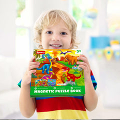 Synarry dinosaur puzzle board is durable cardboard designed for long-lasting use.