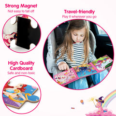 SYNARRY magnetic puzzle pieces with strong magnets stay in place