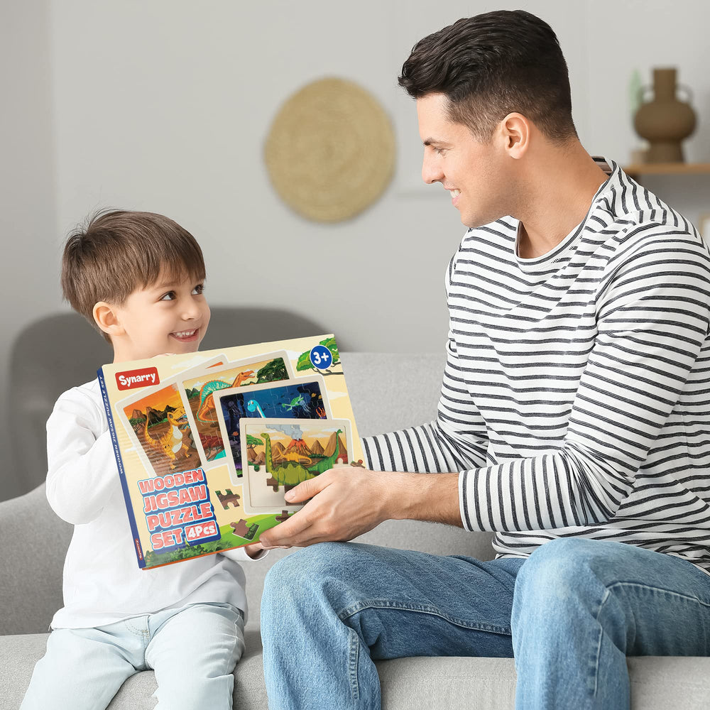 SYNARRY puzzles support eye-hand coordination and spatial reasoning during play.