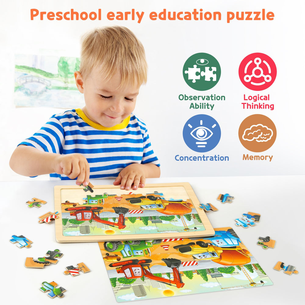 SYNARRY sea life puzzle theme encourages exploration and fine motor practice.
