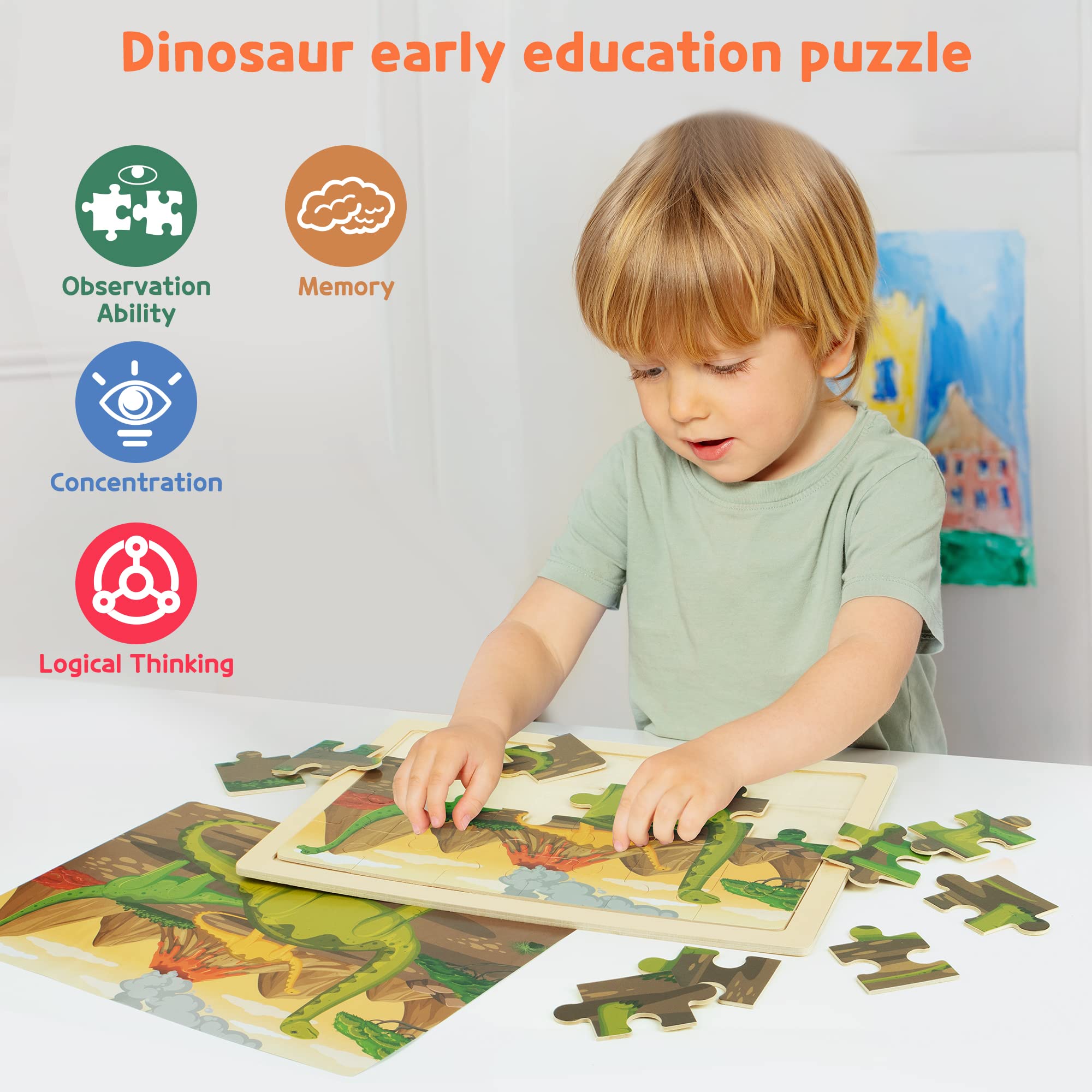 SYNARRY removable illustrations beneath puzzle pieces provide reference visuals.