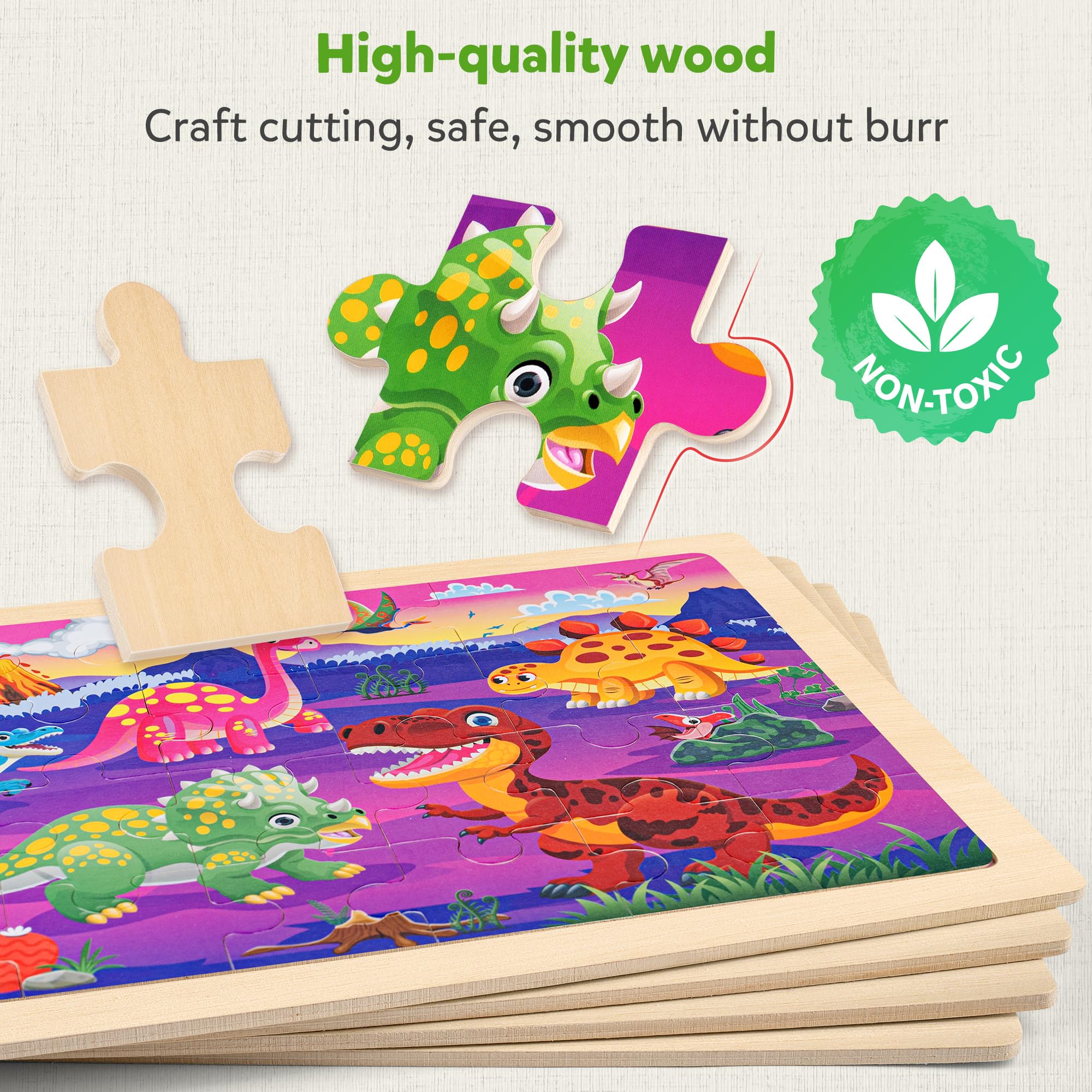 SYNARRY safe, polished pieces ensure gentle handling during playtime for toddlers.