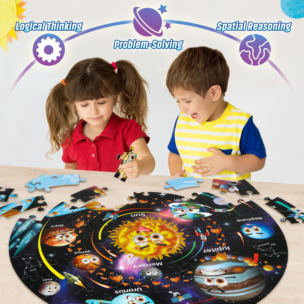 SYNARRY Solar System puzzle spaceships encourage imaginative space adventures with friends