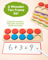 Bright color counters in SYNARRY set to support grouping and counting