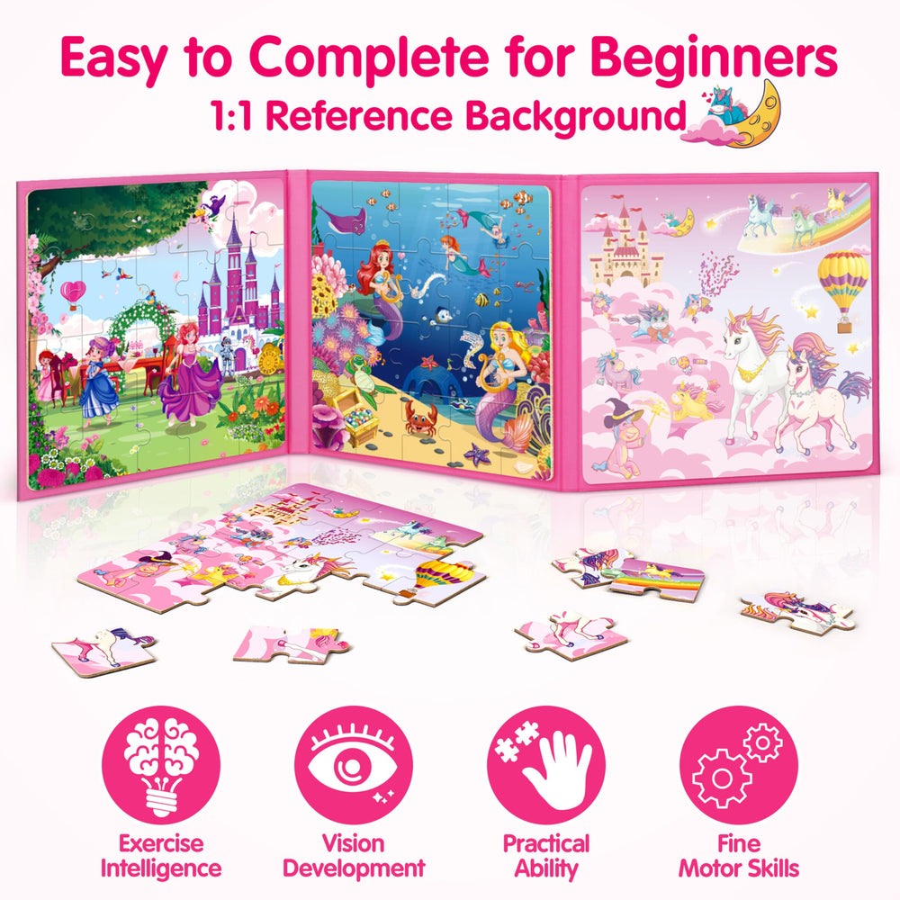 SYNARRY toddler-friendly 6.9-inch puzzles ideal for car travel