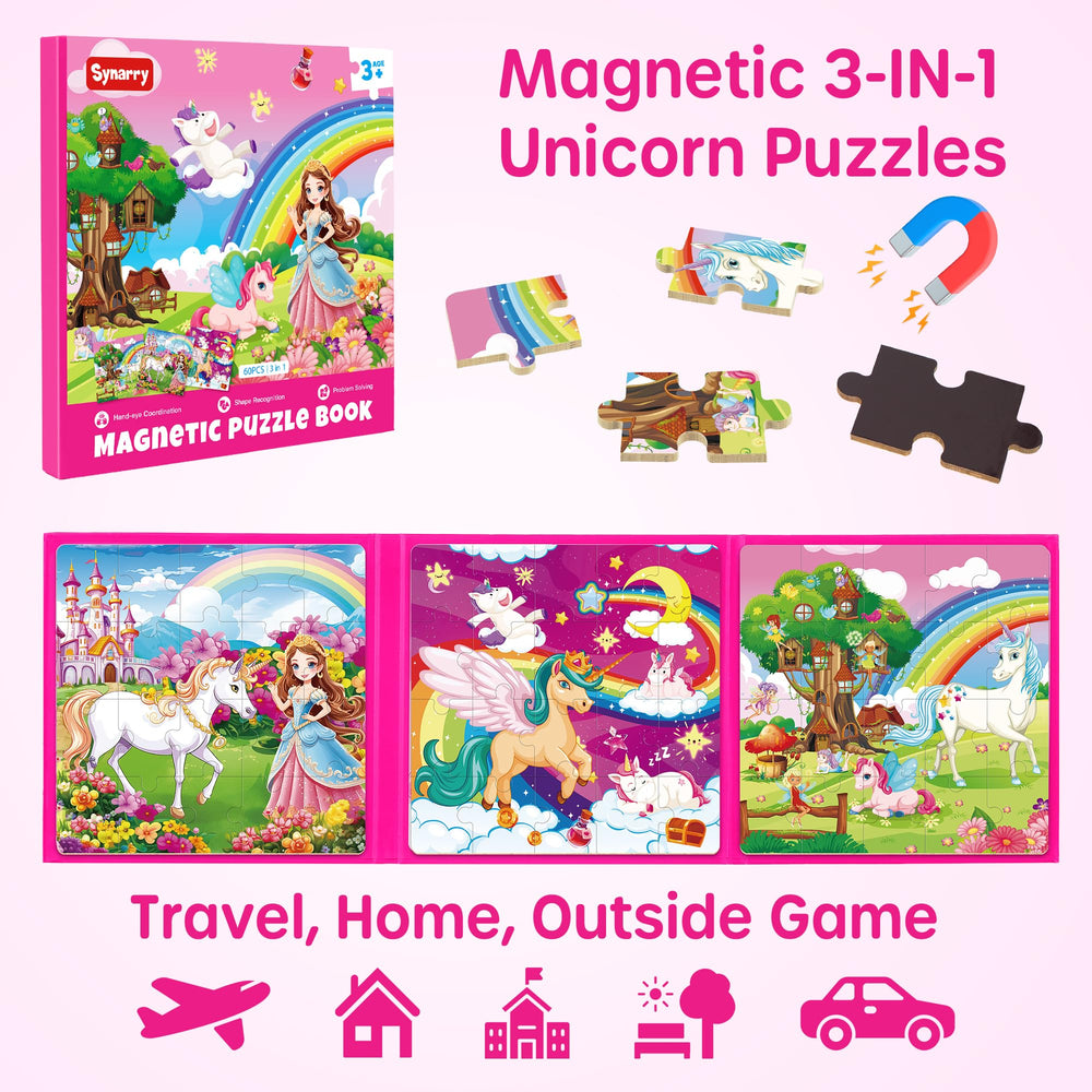 SYNARRY travel-friendly magnets secure pieces during car and plane trips.