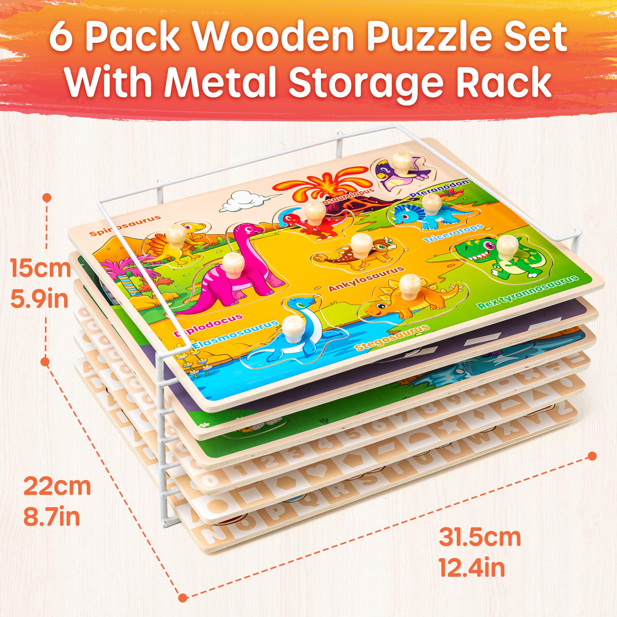 SYNARRY puzzle rack keeps pieces organized for quick setup