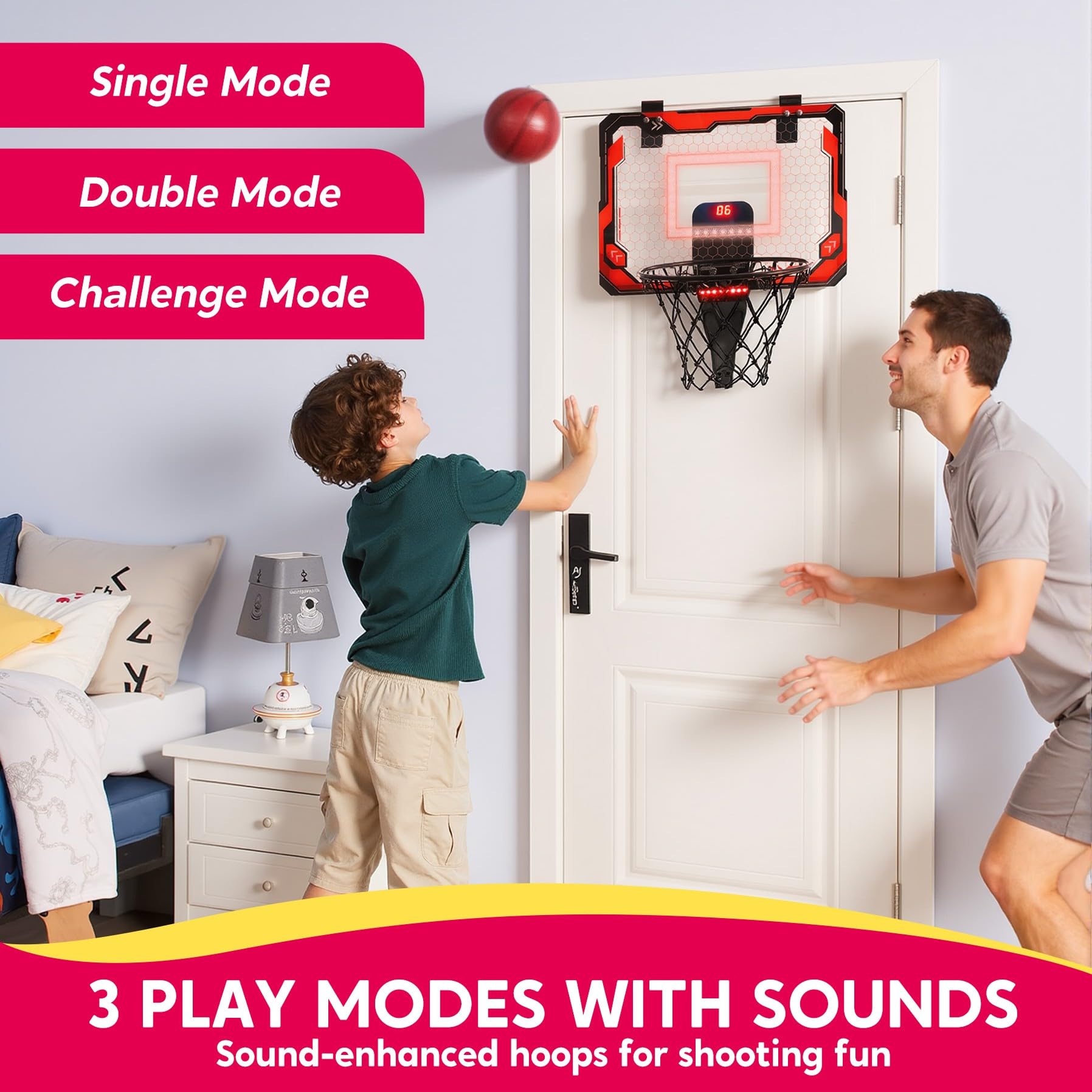 SYNCFUN air pump keeps balls ready for immediate use.