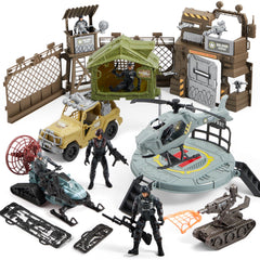 SYNCFUN army base gate image for imaginative battles and setup.