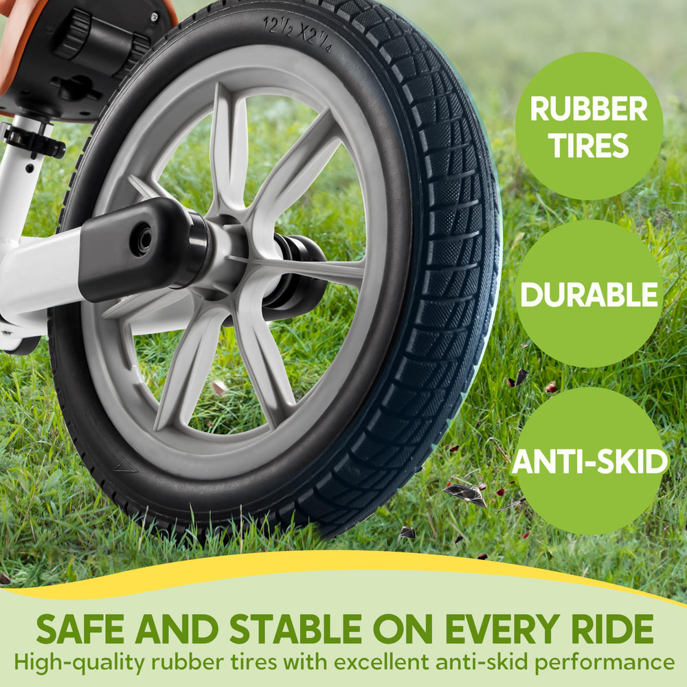 SyncFun lightweight frame with adjustable handlebars for growing riders.