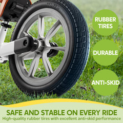 SyncFun lightweight frame with adjustable handlebars for growing riders.