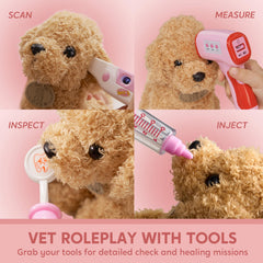 SYNCFUN Doctor Kit with retractable tool for dramatic, safe pretend surgery.