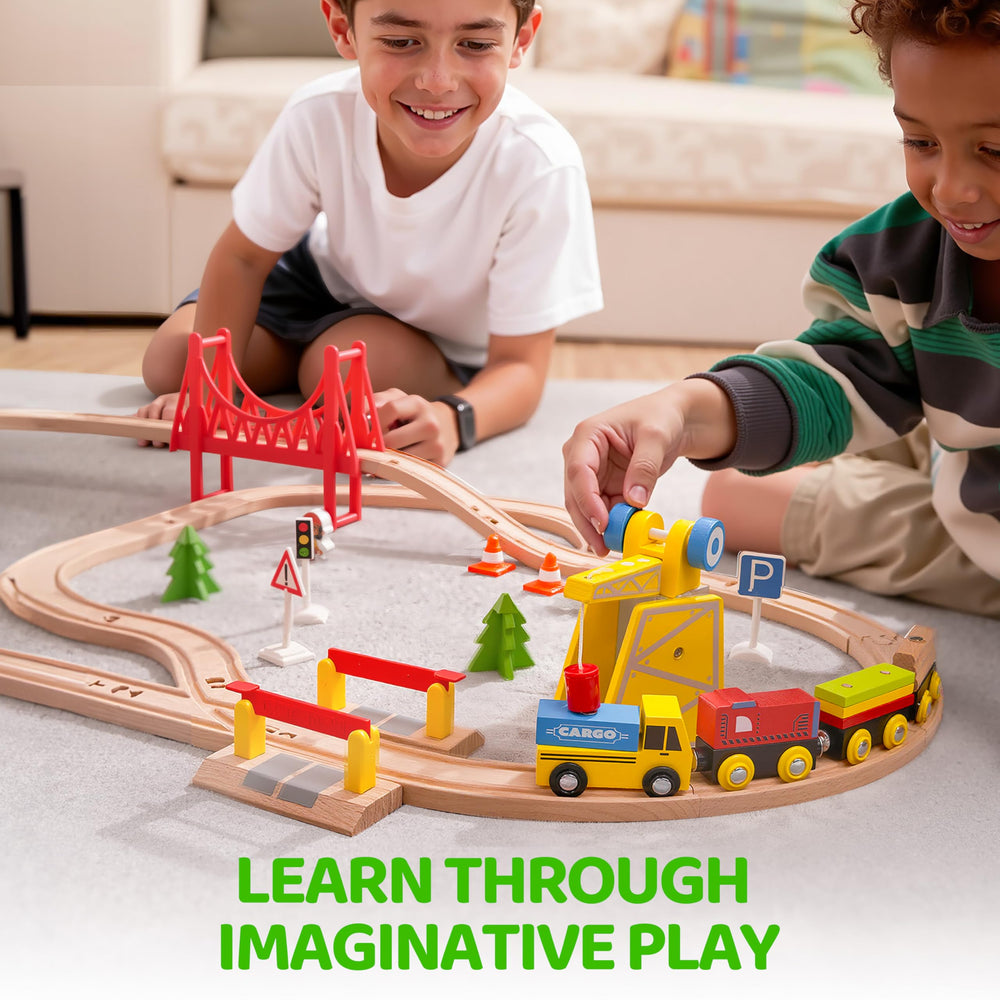 SYNCFUN durable wooden materials support long-lasting play sessions.