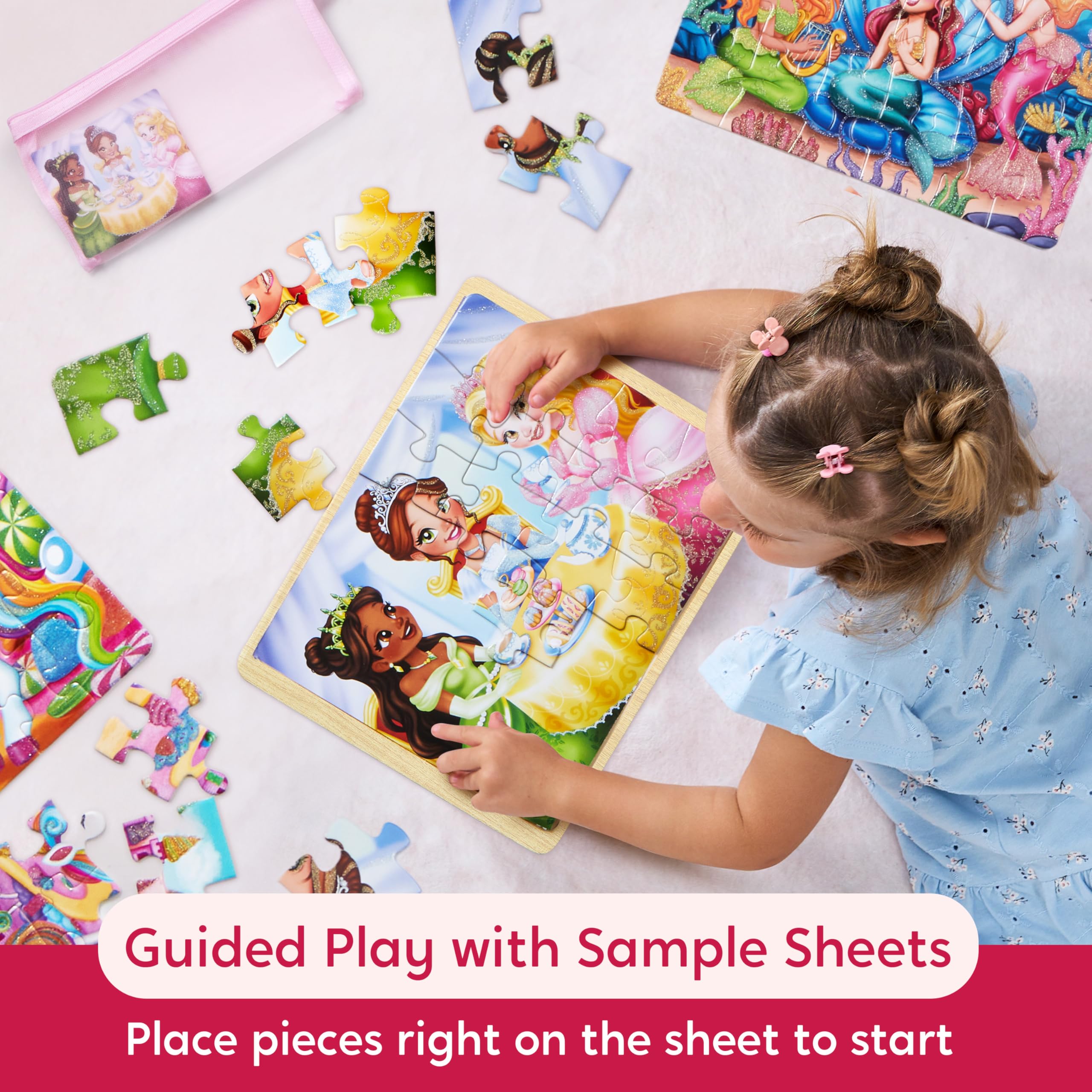 SYNCFUN Fairy 24-piece puzzle sparks imaginative play and color recognition.