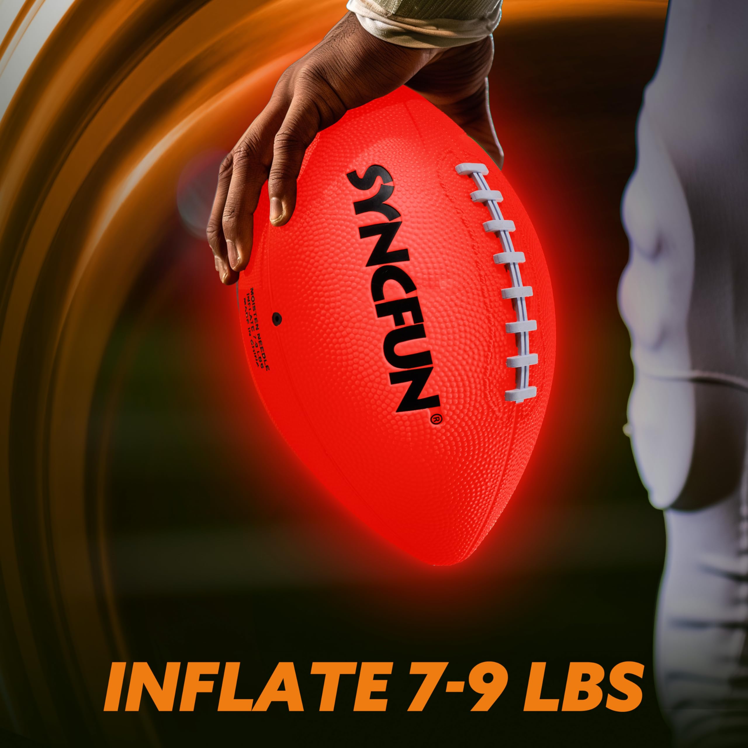 SYNCFUN glow football batteries included for ready-to-play sessions