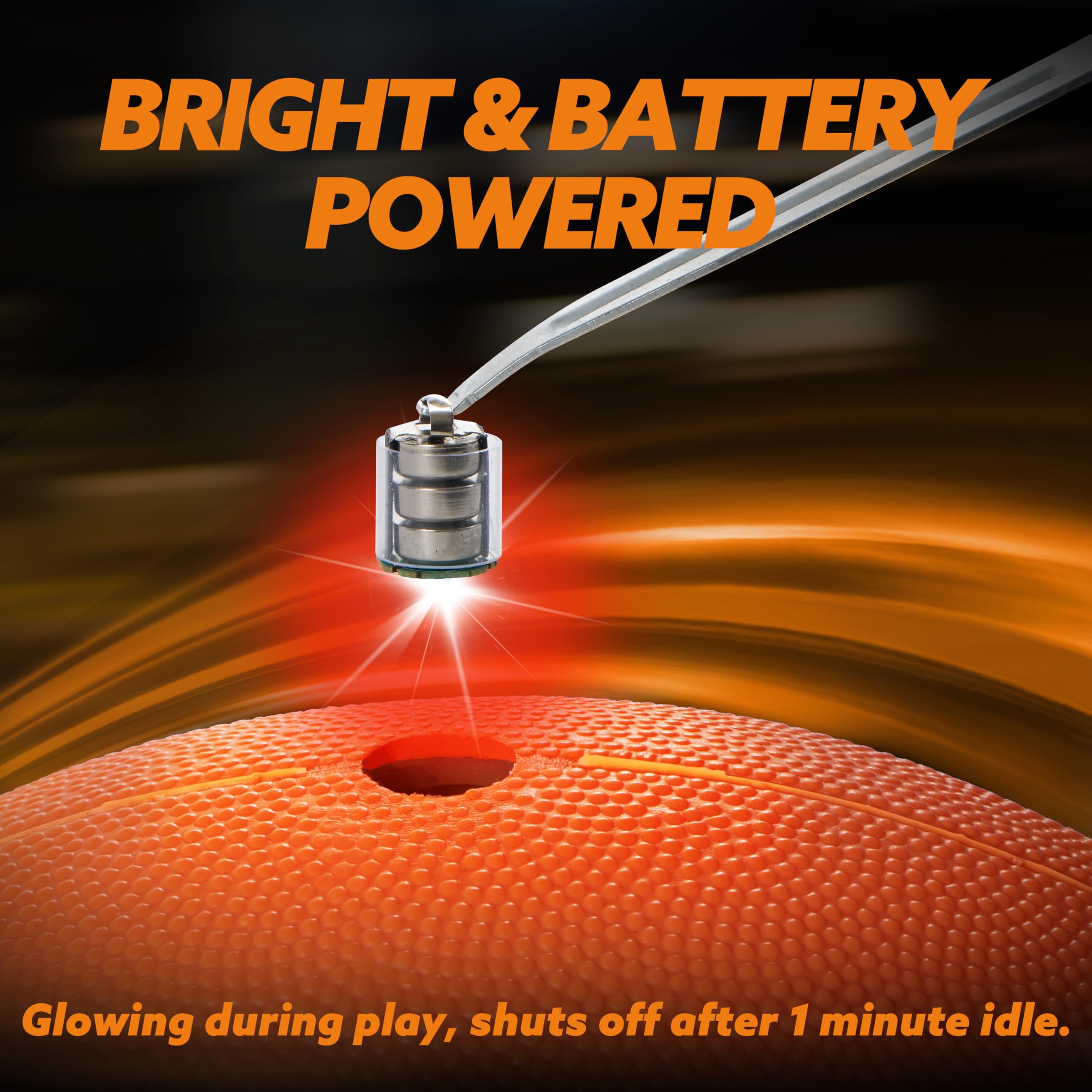 SYNCFUN glow football rugged waterproof shell protects lights during outdoor use