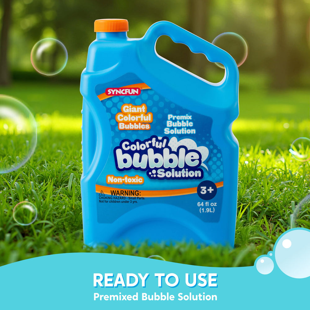 SYNCFUN giant bubbles for bubble machine with no mixing required