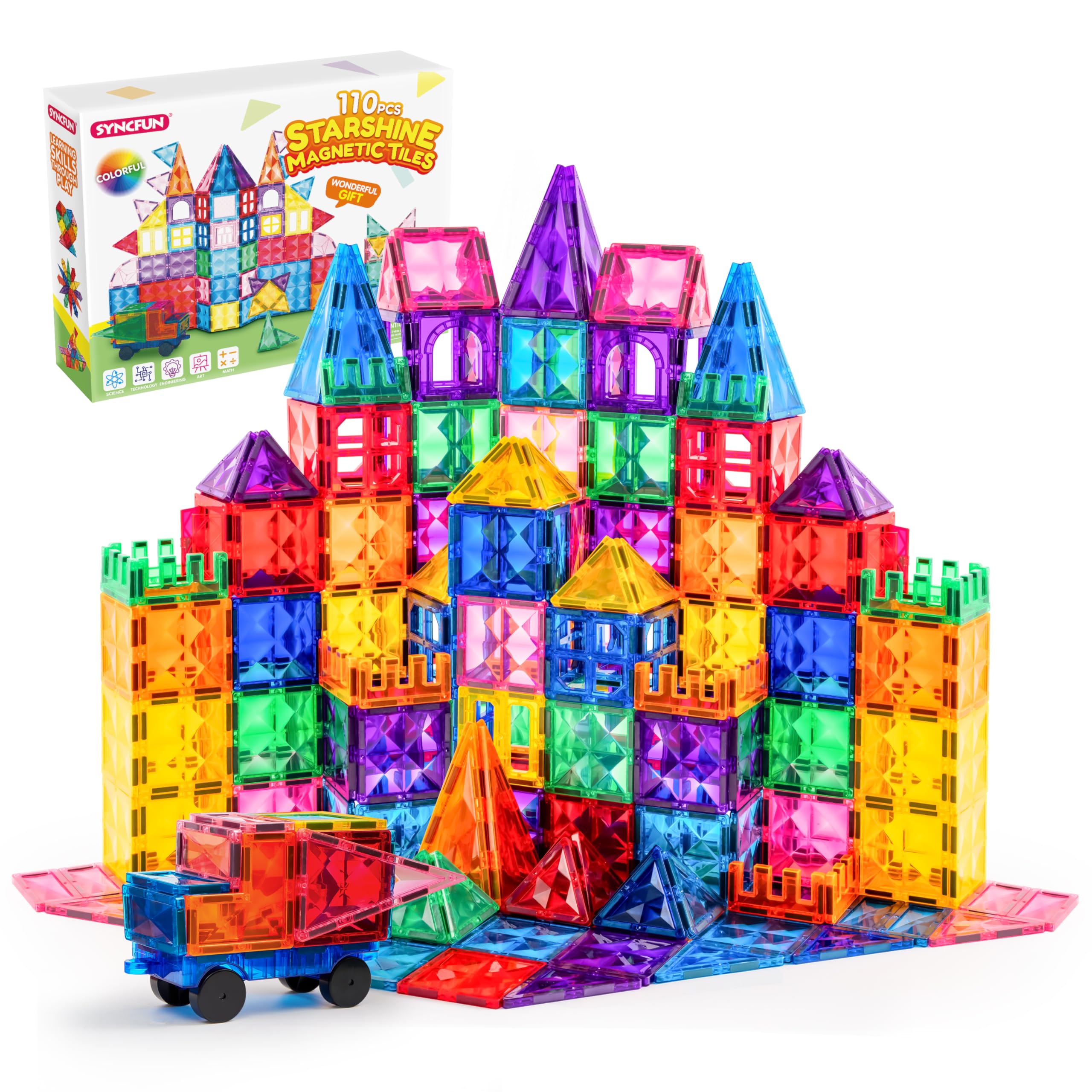 SYNCFUN gift-ready magnetic tiles ideal for birthdays or holidays