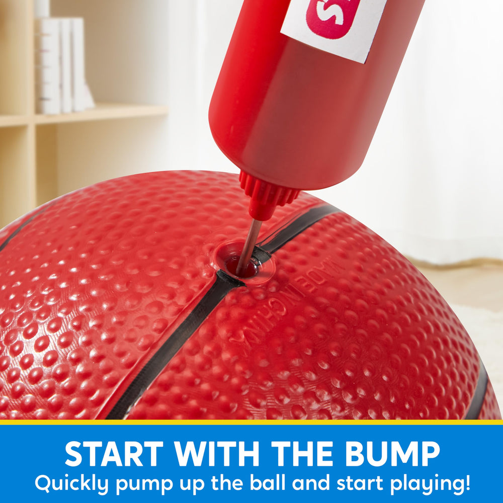 SYNCFUN mini basketball ideal for indoor or outdoor play.