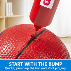 SYNCFUN mini basketball ideal for indoor or outdoor play.