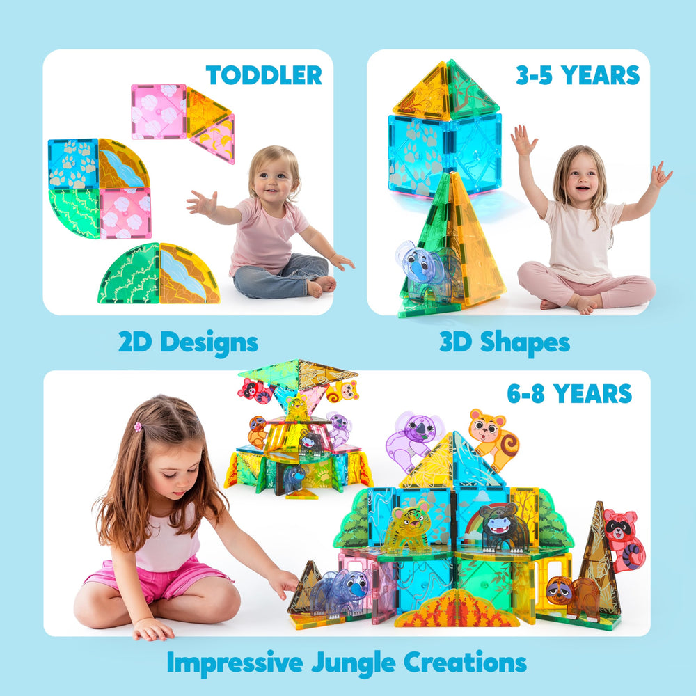 SYNCFUN jungle koala magnetic tile for calm, imaginative scenes