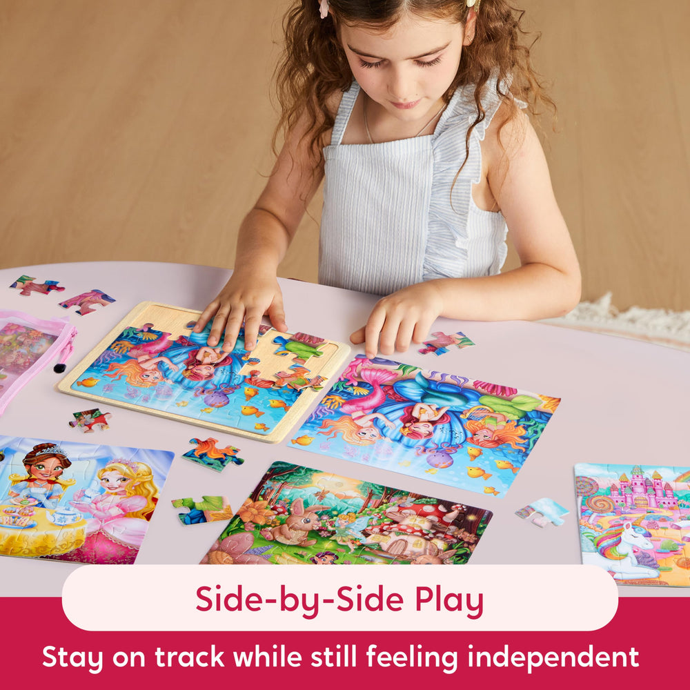 SYNCFUN Mermaid 35-piece puzzle develops planning and spatial reasoning.