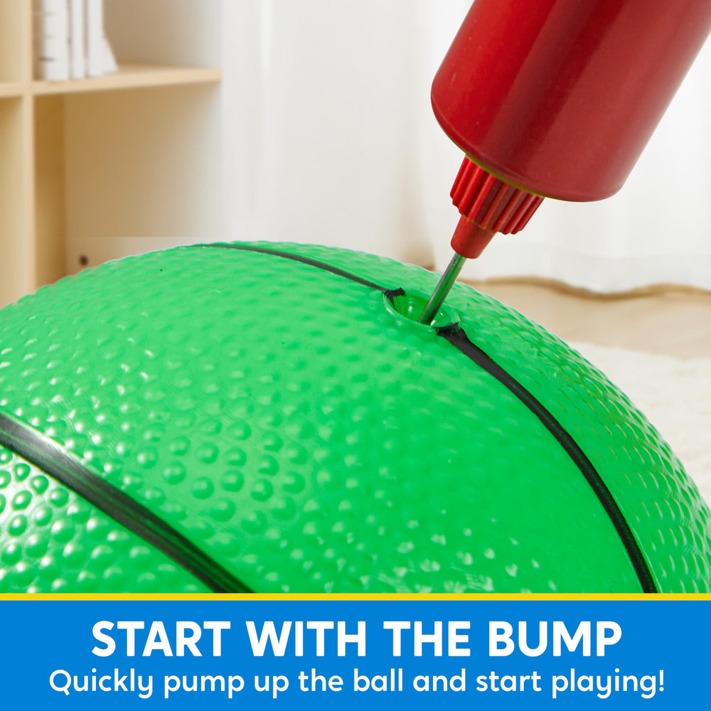 SYNCFUN textured grip helps kids control the ball.