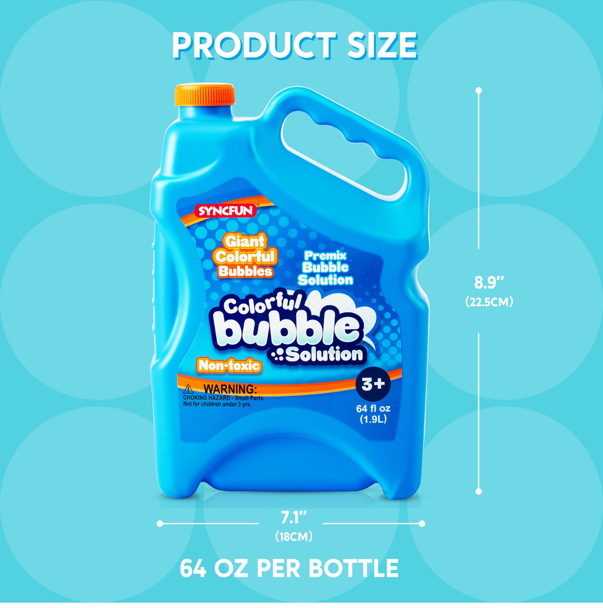 No mixing required SYNCFUN ready to use bubble solution