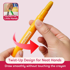 SYNCFUN no-sharpening-needed design reveals color with a twist