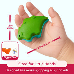 SYNCFUN non-toxic beeswax crayons ensure safe creative moments for toddlers and kids.