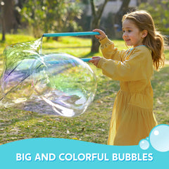Non-toxic, kid-safe SYNCFUN bubble solution for outdoor play