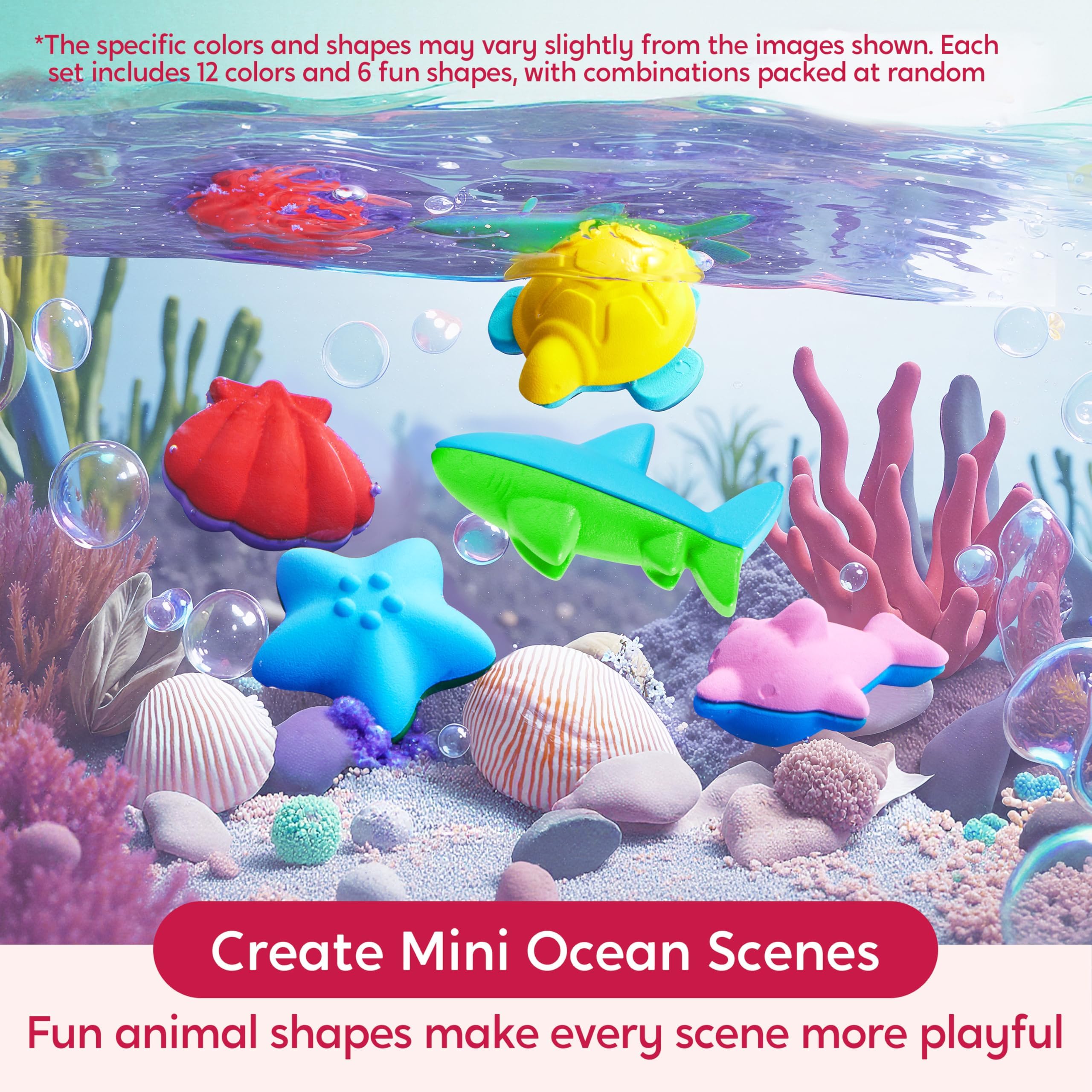 SYNCFUN ocean crayons ideal for early art exploration and gift-giving