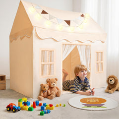 SYNCFUN Play Tent interior showing spacious space for kids to play and read
