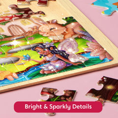 SYNCFUN Princess 35-piece puzzle offers a bigger challenge for older preschoolers.