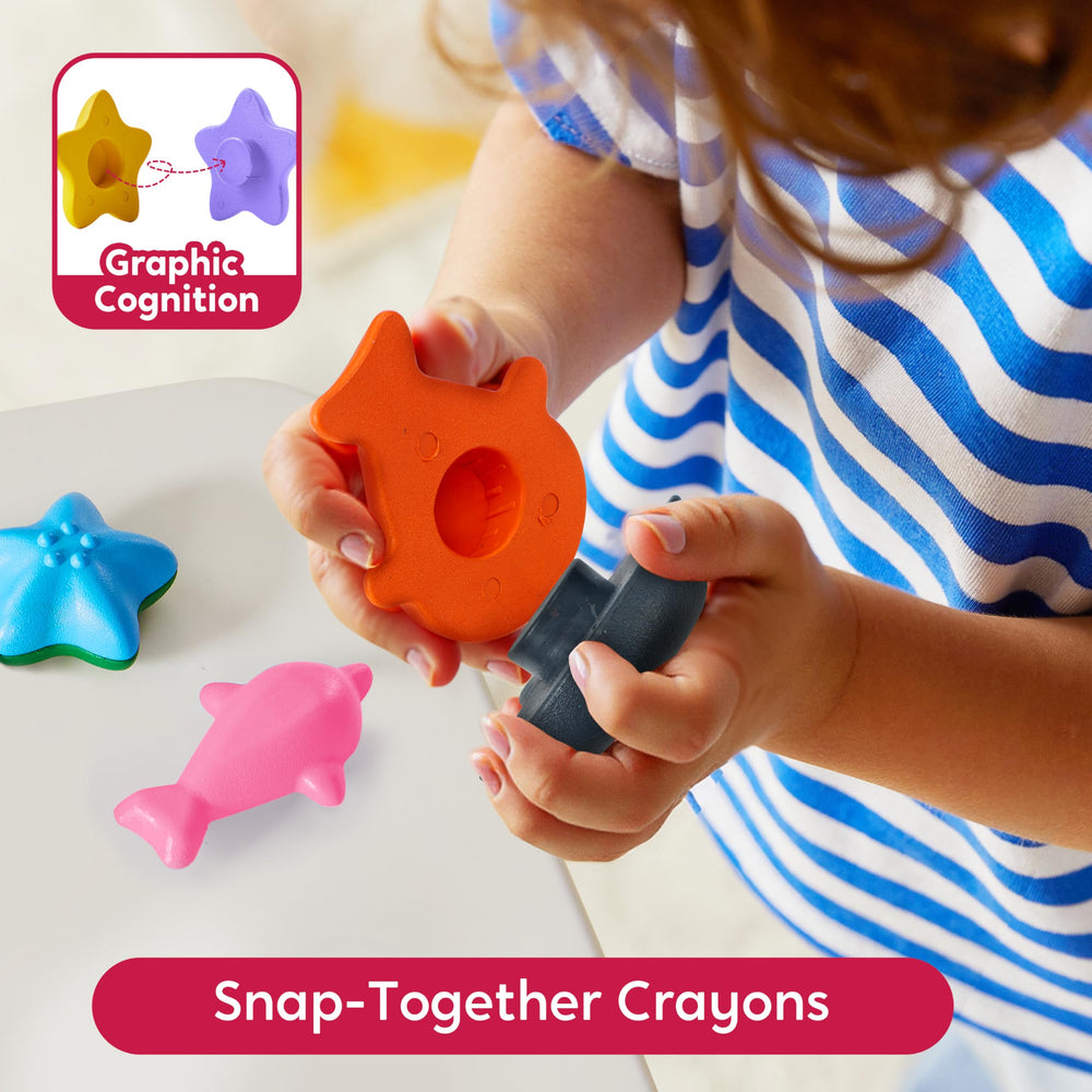 SYNCFUN round no-wrappers design prevents tips from breaking during play