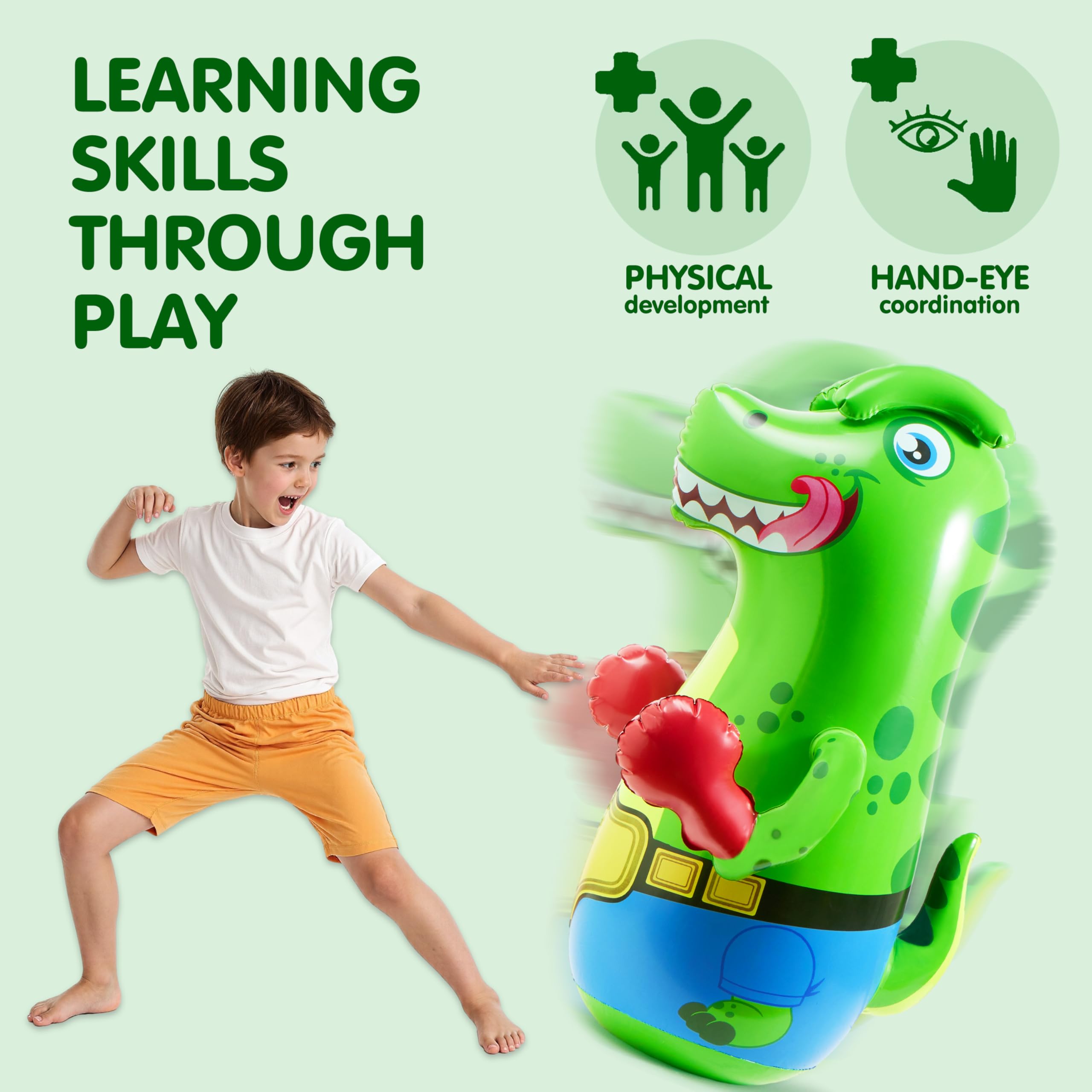 SYNCFUN T-Rex Bopper inflatable pump used for fast inflation