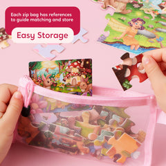 SYNCFUN Unicorn 24-piece puzzle improves hand-eye coordination and focus.