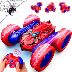 SYOKZEY RC Cars 360° flip with LED lights for high-speed stunts.