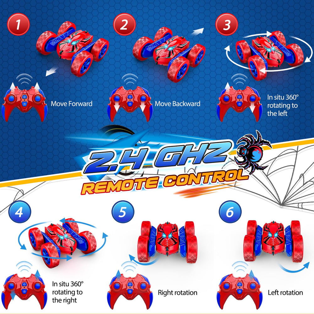 SYOKZEY RC Cars non-slip tires grip grass and sand for reliable play.