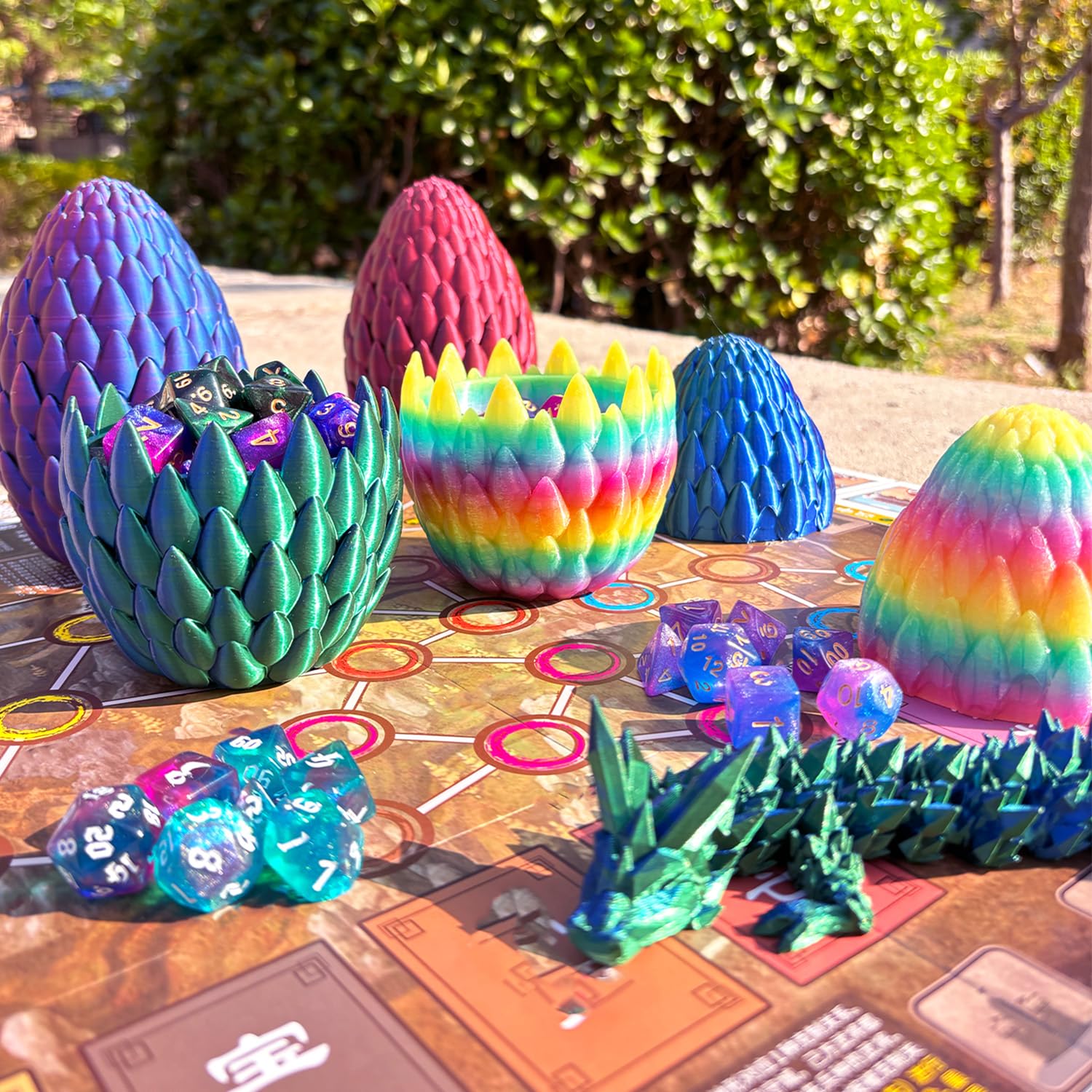 syouces dragon egg display piece inspires RPG storytelling.