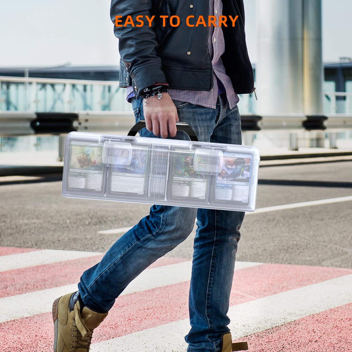 Sysdmno large-capacity box set supports hundreds of loose cards.