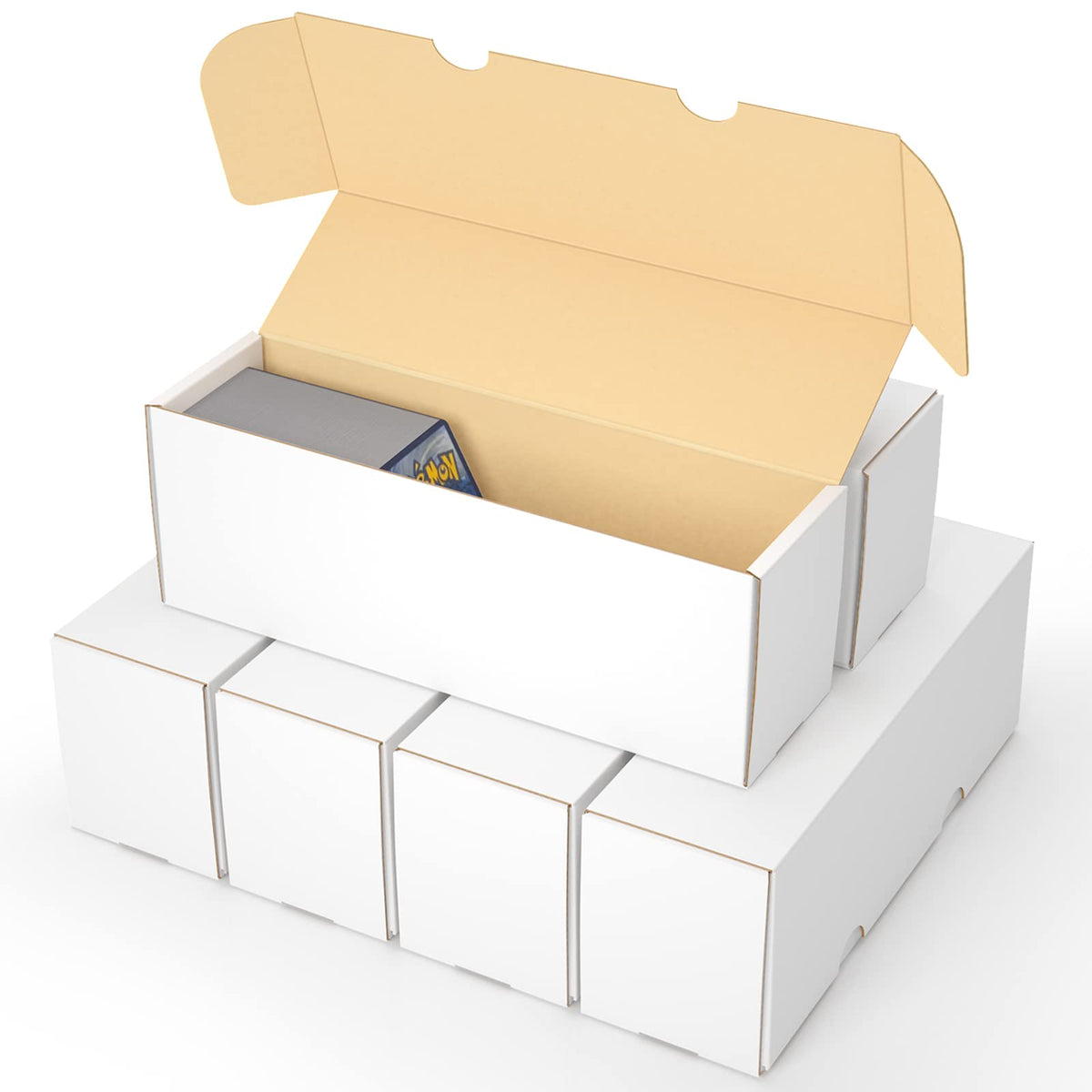 Sysdmno trading card storage box assembly guide for quick, glue-free setup
