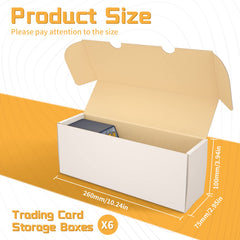 Sysdmno box stackable design saves space while organizing hundreds of cards