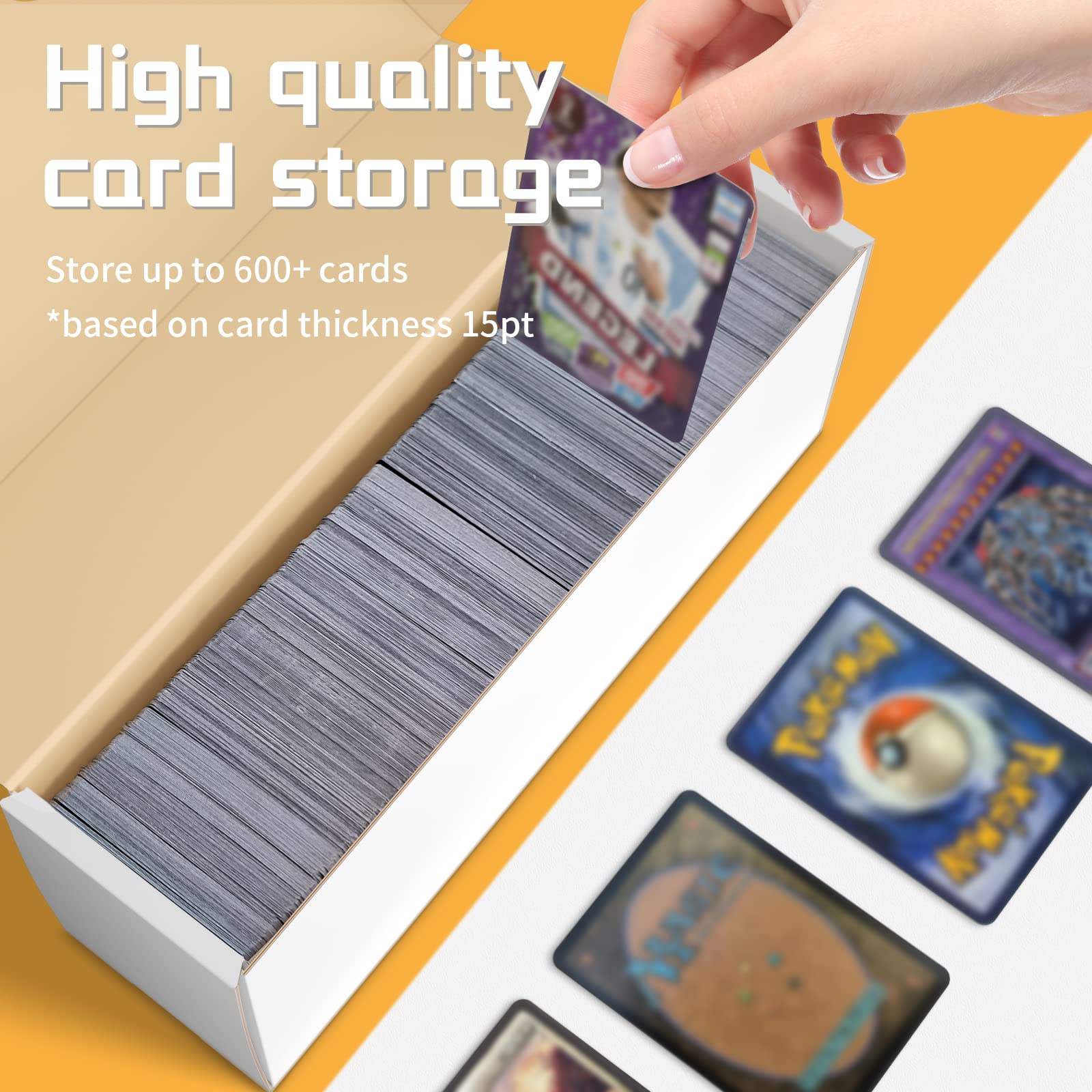 Sysdmno storage box offers vertical viewing for easy card browsing